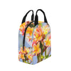 Fresh Frangipanis Insulated Zipper Lunch Bag