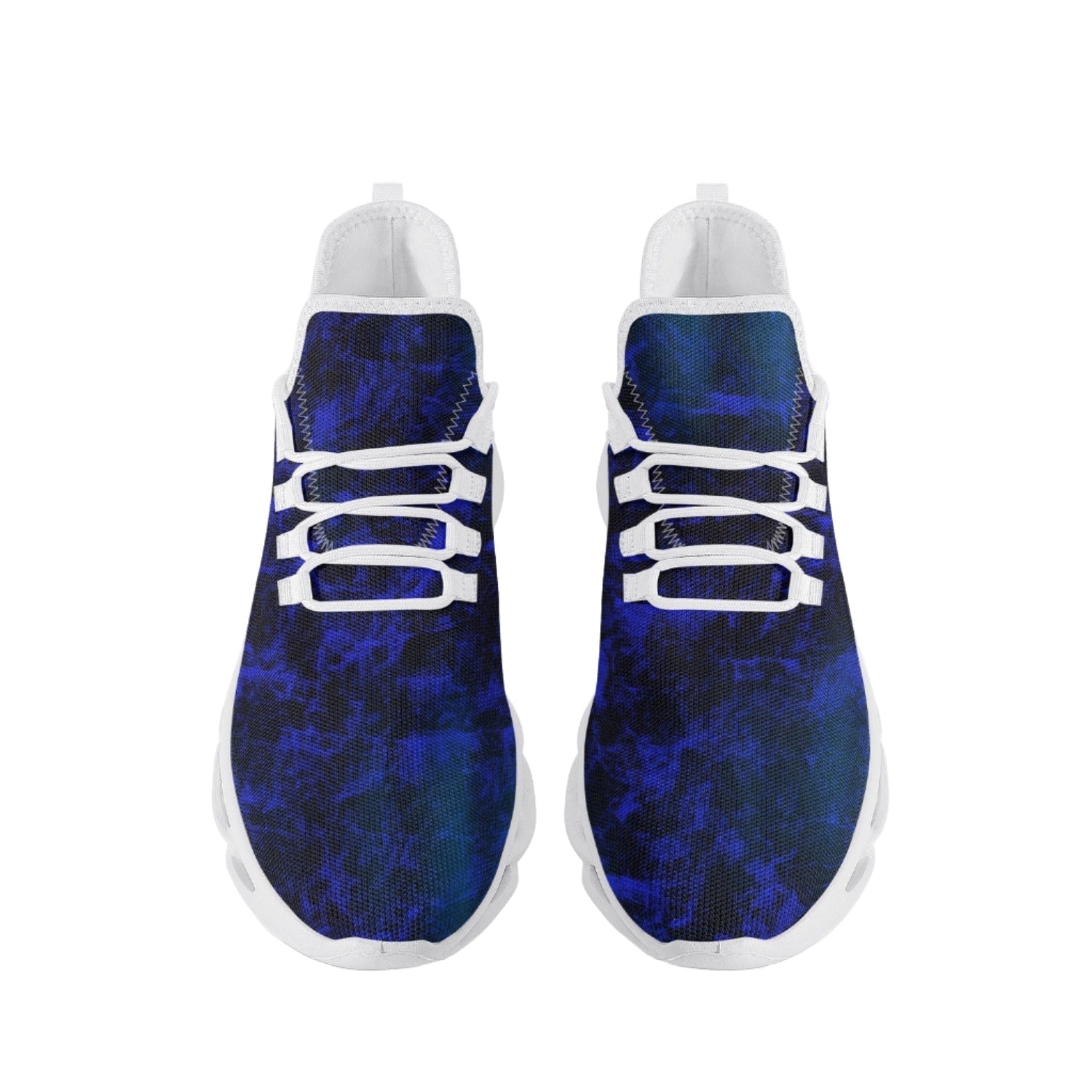 Blue Steel Wave Sole Lace-up Unisex Shoes