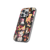Dogs Love Black Flexi Clear Cases for Most Phone Types (FWS)