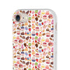 Happy Cake White Flexi Clear Cases for Most Phone Types (FWS)