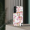 Cats Love White Flexi Clear Cases for Most Phone Types (FWS)
