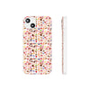 Happy Cake White Flexi Clear Cases for Most Phone Types (FWS)