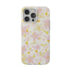 Pastel Frangipanis Yellow Flexi Clear Cases for Most Phone Types (FWS)