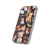 Dogs Love Black Flexi Clear Cases for Most Phone Types (FWS)
