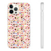 Happy Cake White Flexi Clear Cases for Most Phone Types (FWS)
