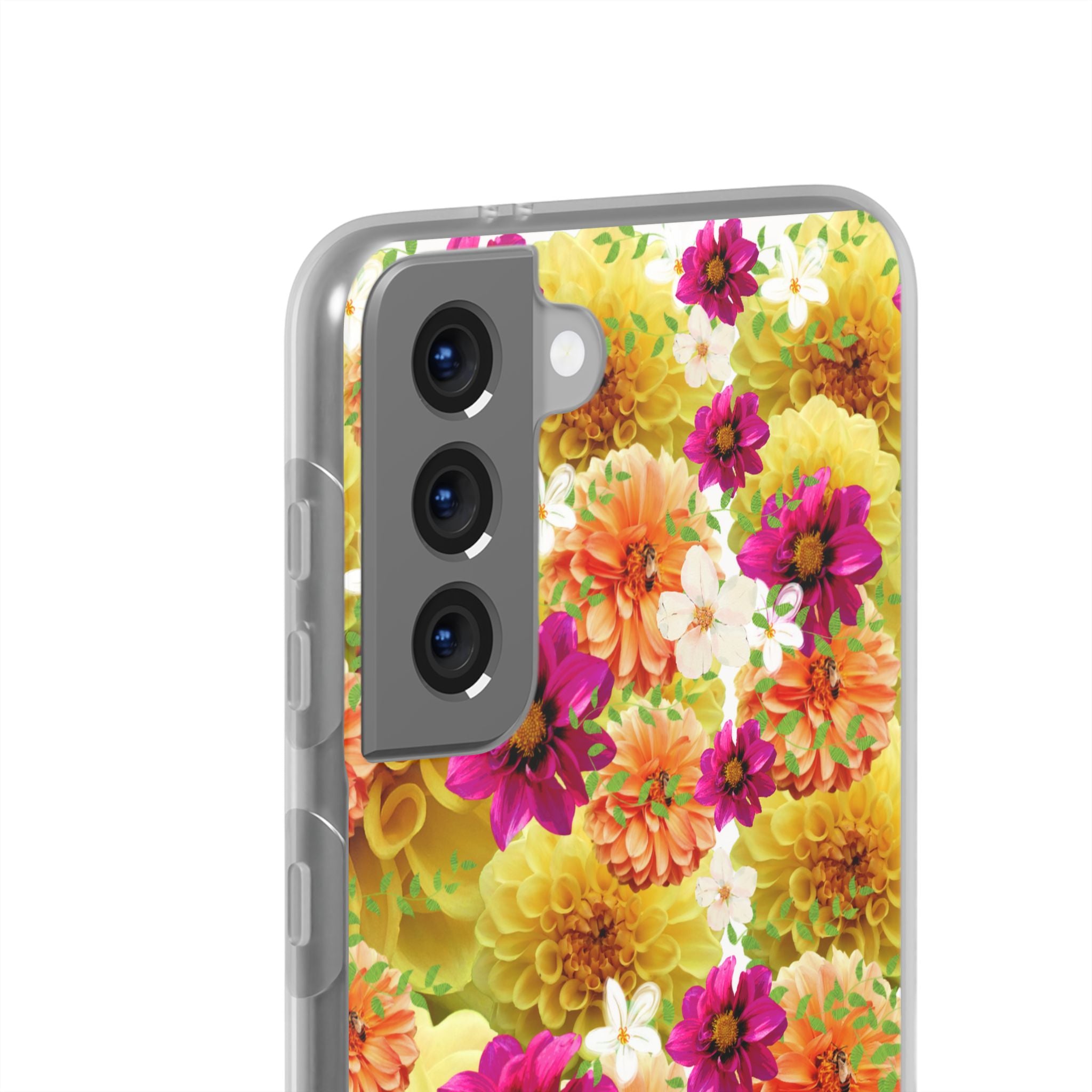 Graphic Dahlias 2 Flexi Cases for Most Phone Types (FWS)