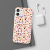 Happy Cake White Flexi Clear Cases for Most Phone Types (FWS)