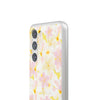 Pastel Frangipanis Yellow Flexi Clear Cases for Most Phone Types (FWS)