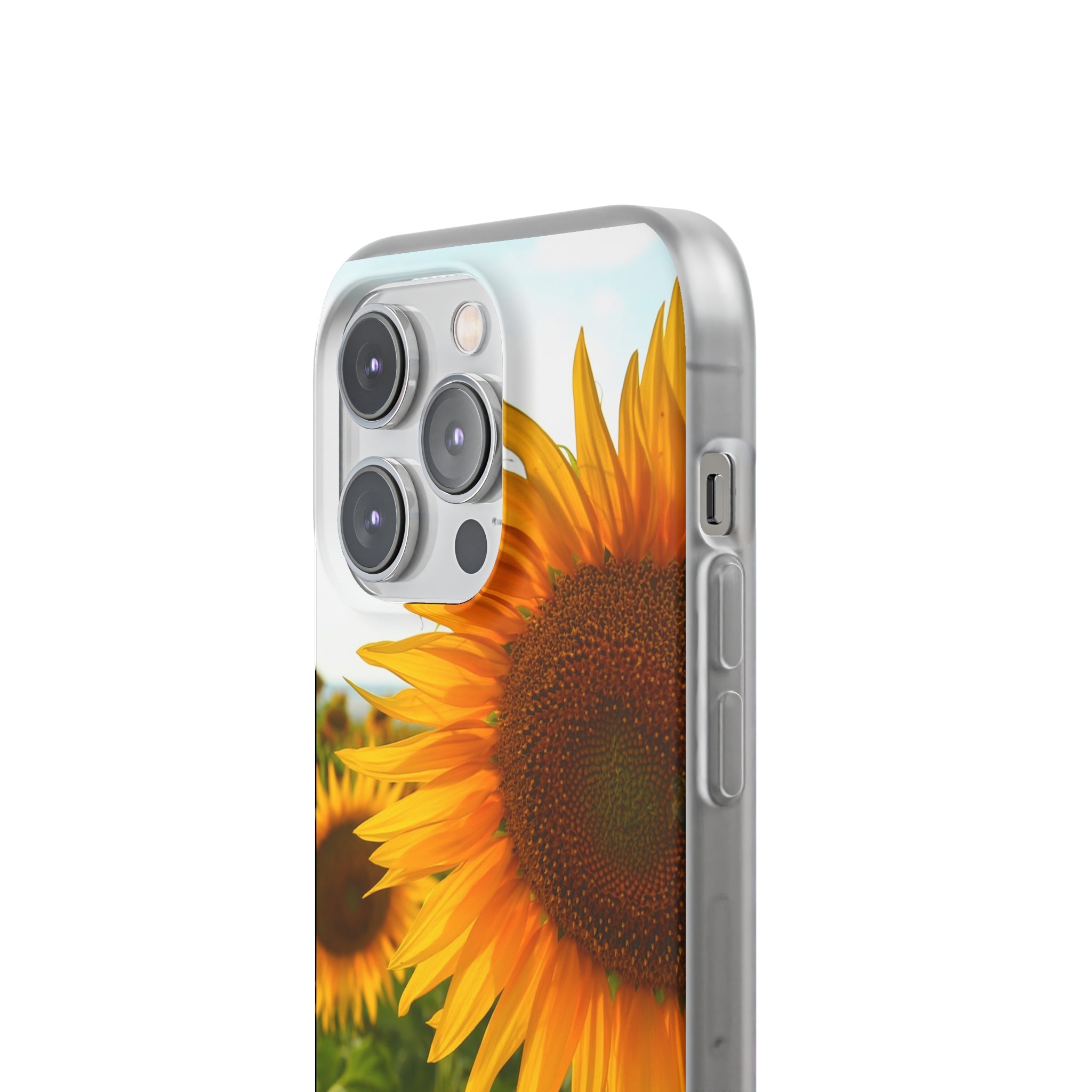 Sunflowers Flexi Clear Cases for Most Phone Types