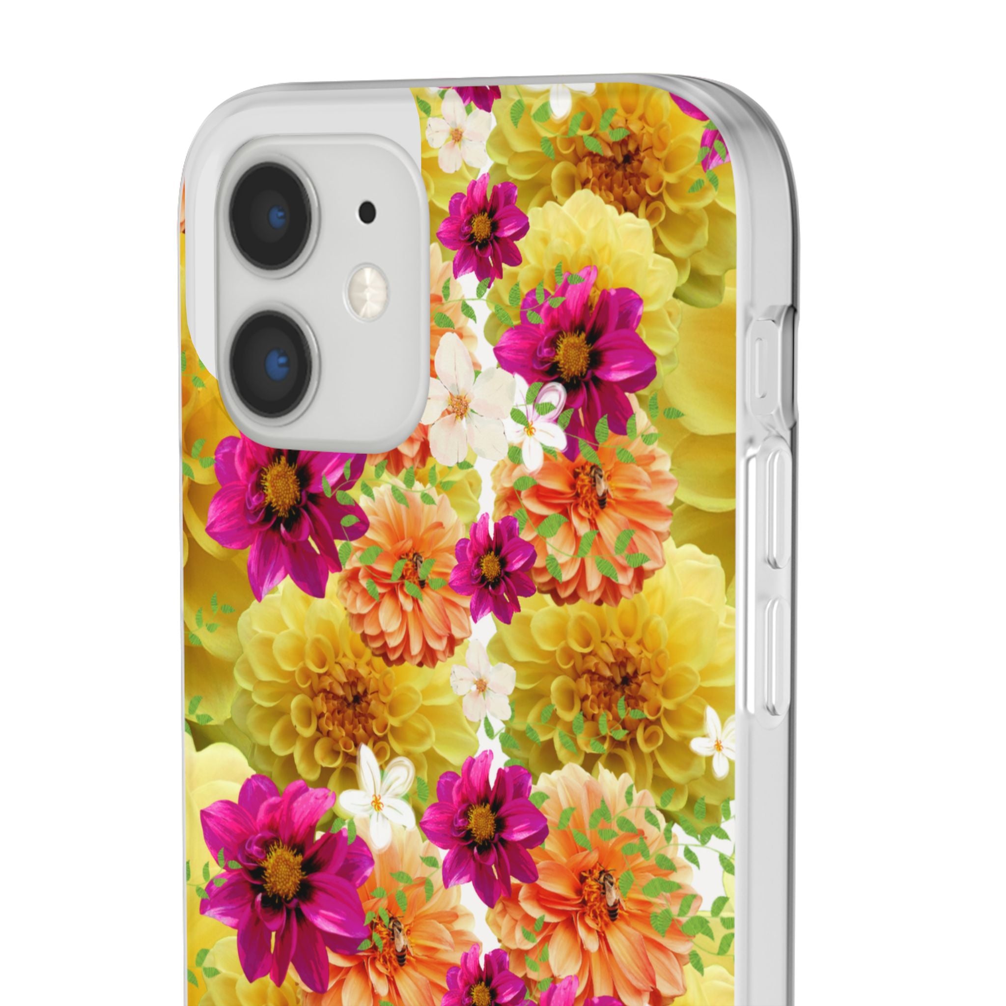 Graphic Dahlias 2 Flexi Cases for Most Phone Types