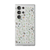 Graphic White Daisies Flexi Clear Cases for Most Phone Types (FWS)