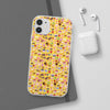 Happy Cake Yellow Flexi Clear Cases for Most Phone Types (FWS)