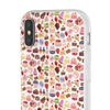 Happy Cake White Flexi Clear Cases for Most Phone Types (FWS)