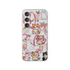 Cats Love White Flexi Clear Cases for Most Phone Types (FWS)