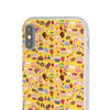 Happy Cake Yellow Flexi Clear Cases for Most Phone Types (FWS)
