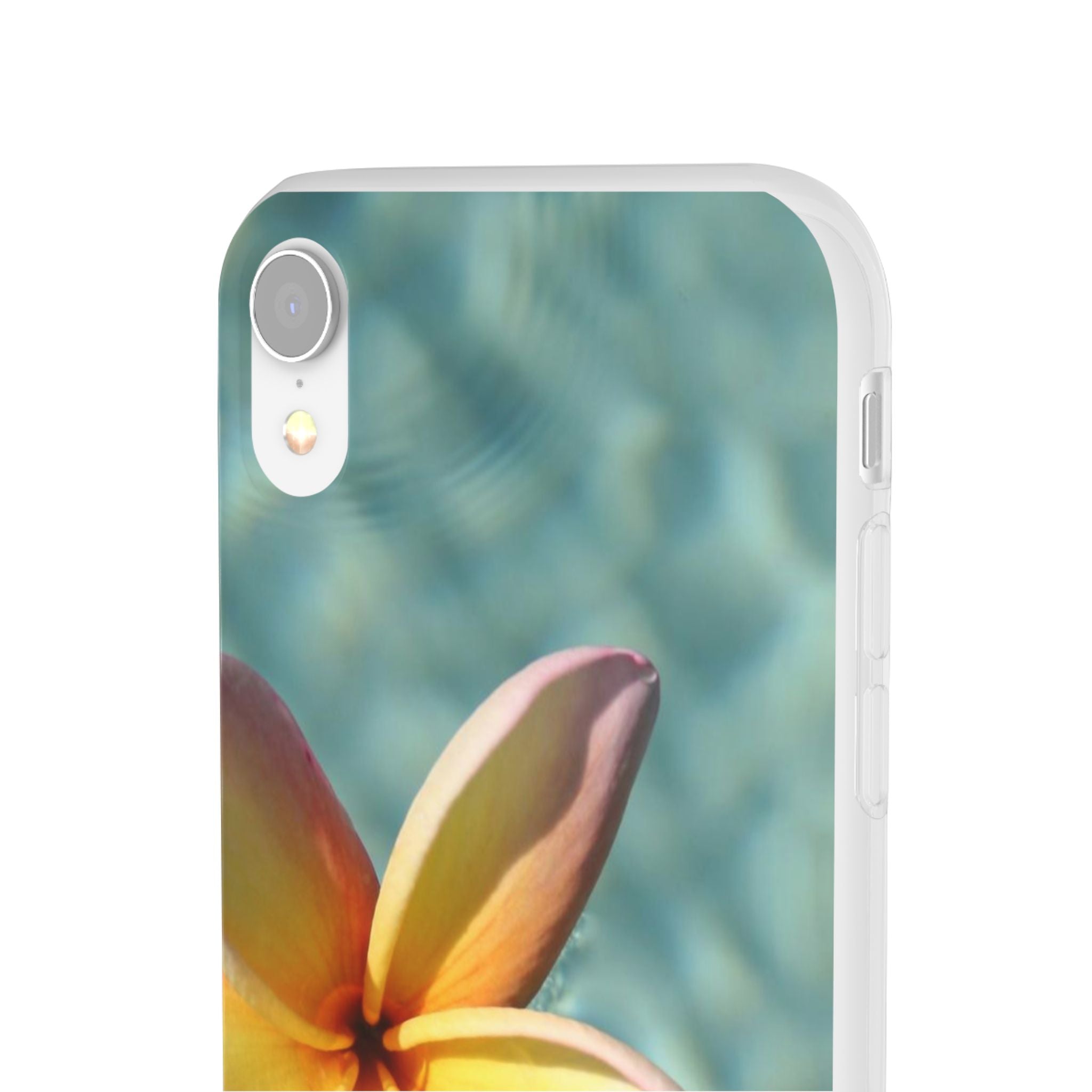 Floating Frangipani Flexi Clear Cases for Most Phone Types (FWS)