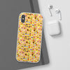 Happy Cake Yellow Flexi Clear Cases for Most Phone Types (FWS)