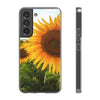 Sunflowers Flexi Clear Cases for Most Phone Types
