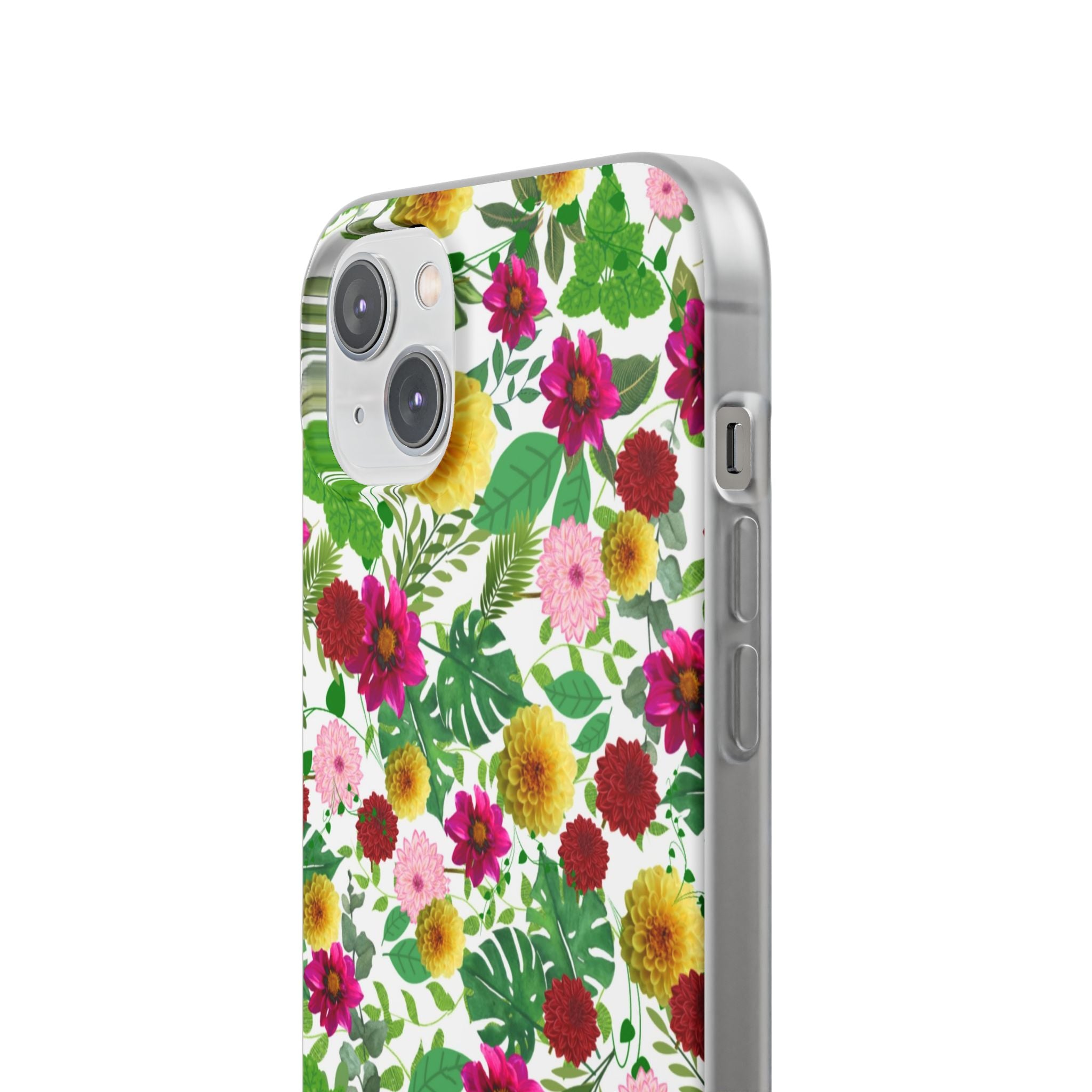 Graphic Dahlias Flexi Cases for Most Phone Types (FWS)