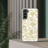 Golden Frangipanis White Flexi Clear Cases for Most Phone Types (FWS)