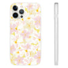 Pastel Frangipanis Yellow Flexi Clear Cases for Most Phone Types (FWS)
