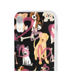 Dogs Love Black Flexi Clear Cases for Most Phone Types (FWS)
