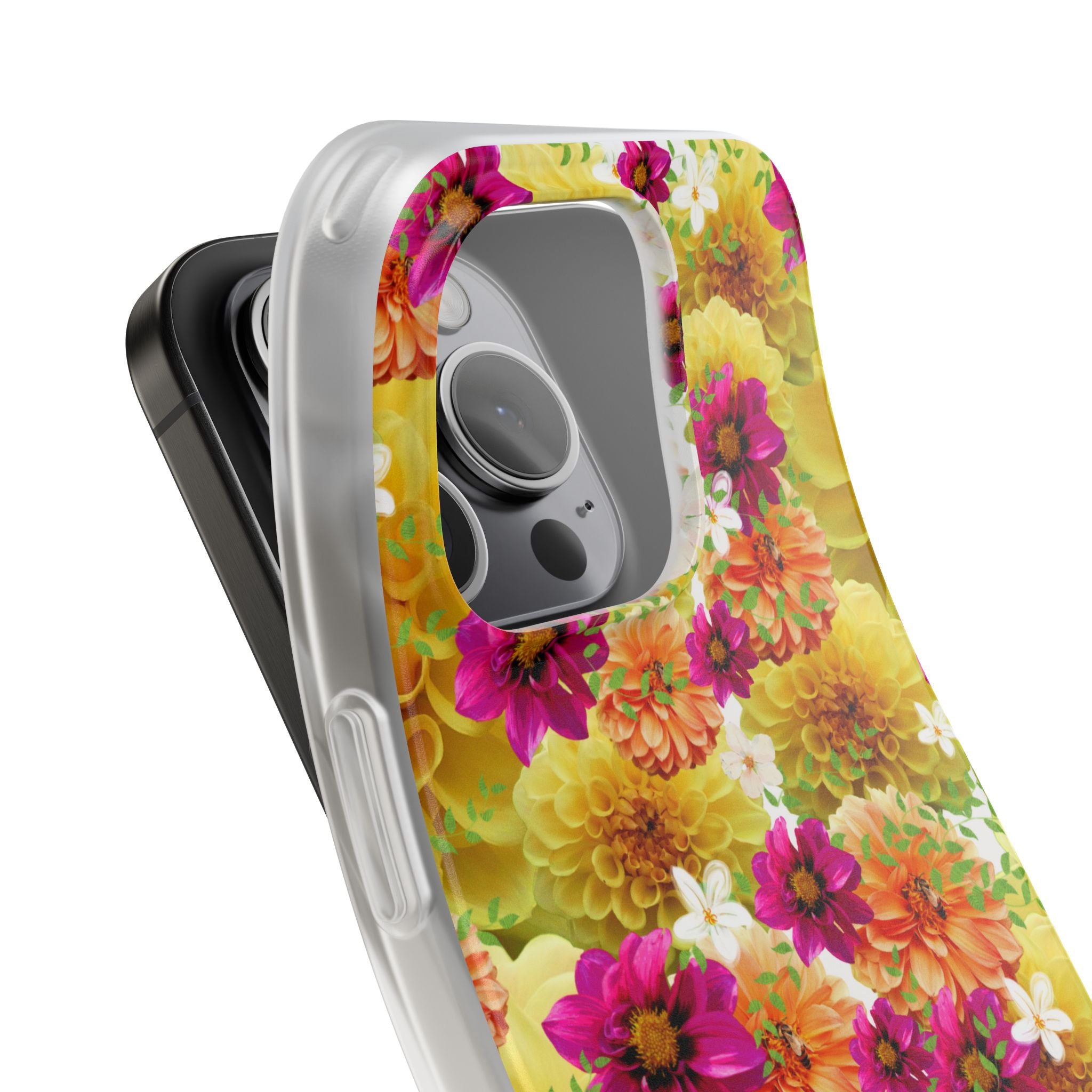 Graphic Dahlias 2 Flexi Cases for Most Phone Types