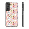 Happy Cake White Flexi Clear Cases for Most Phone Types (FWS)
