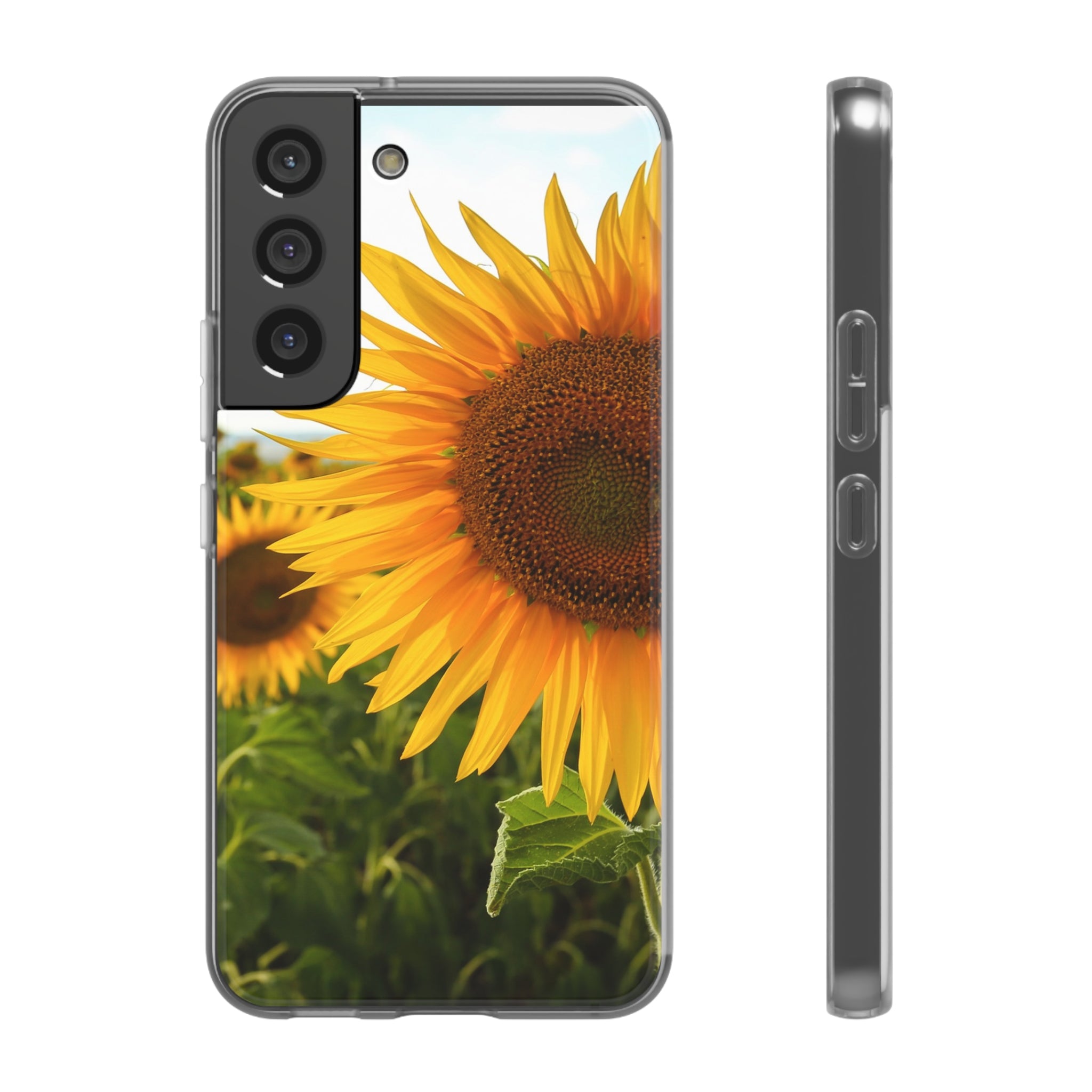 Sunflowers Flexi Clear Cases for Most Phone Types