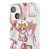 Cats Love White Flexi Clear Cases for Most Phone Types (FWS)
