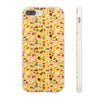 Happy Cake Yellow Flexi Clear Cases for Most Phone Types (FWS)