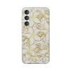 Golden Frangipanis White Flexi Clear Cases for Most Phone Types (FWS)