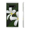 White Frangipanis Flexi Clear Cases for Most Phone Types (FWS)