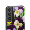 Spring Violas Flexi Clear Cases for Most Phone Types