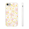 Pastel Frangipanis Yellow Flexi Clear Cases for Most Phone Types (FWS)