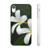 White Frangipanis Flexi Clear Cases for Most Phone Types (FWS)