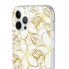 Golden Frangipanis White Flexi Clear Cases for Most Phone Types (FWS)