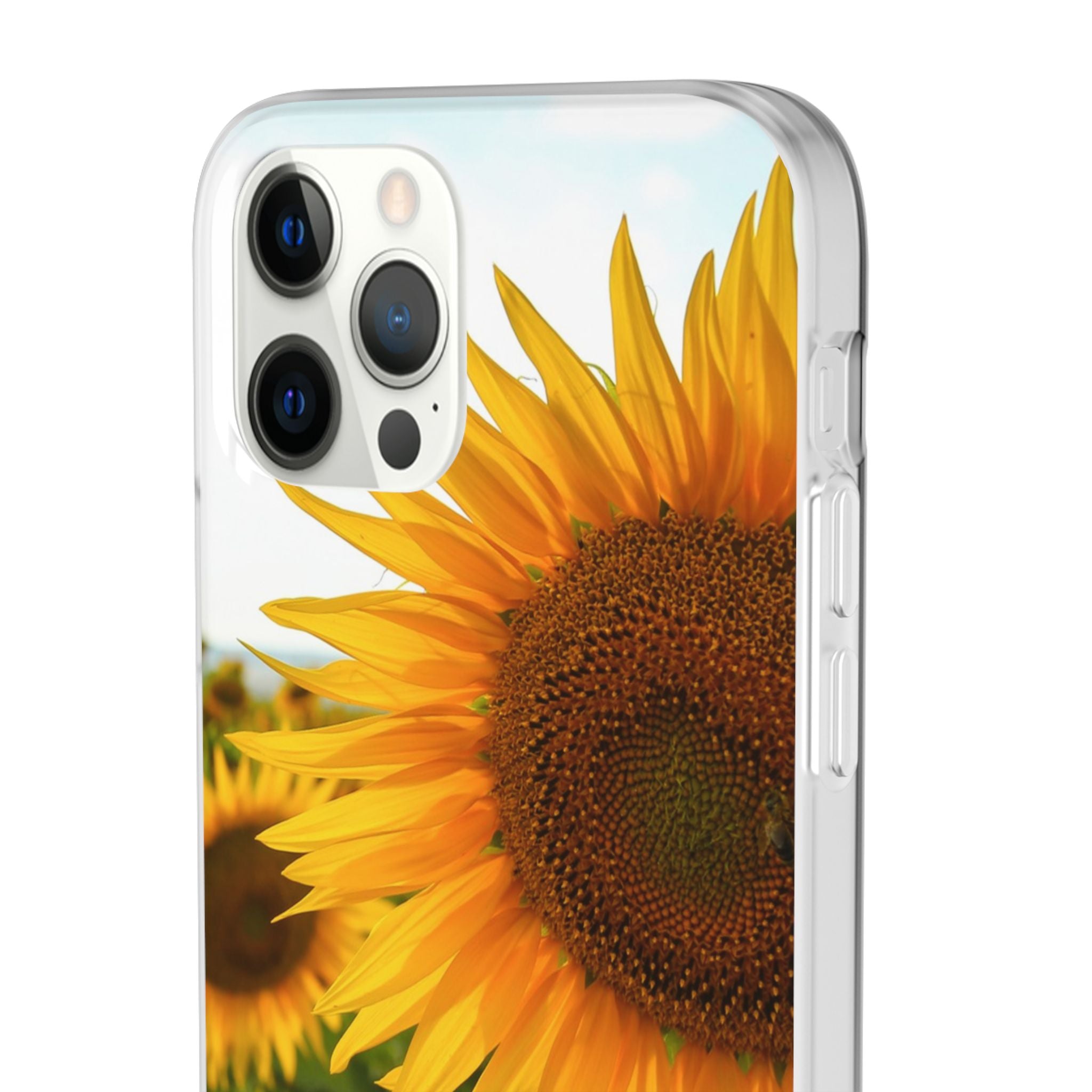 Sunflowers Flexi Clear Cases for Most Phone Types