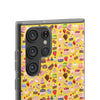 Happy Cake Yellow Flexi Clear Cases for Most Phone Types (FWS)