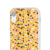 Happy Cake Yellow Flexi Clear Cases for Most Phone Types (FWS)
