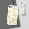 Golden Frangipanis White Flexi Clear Cases for Most Phone Types (FWS)