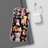 Dogs Love Black Flexi Clear Cases for Most Phone Types (FWS)