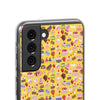Happy Cake Yellow Flexi Clear Cases for Most Phone Types (FWS)