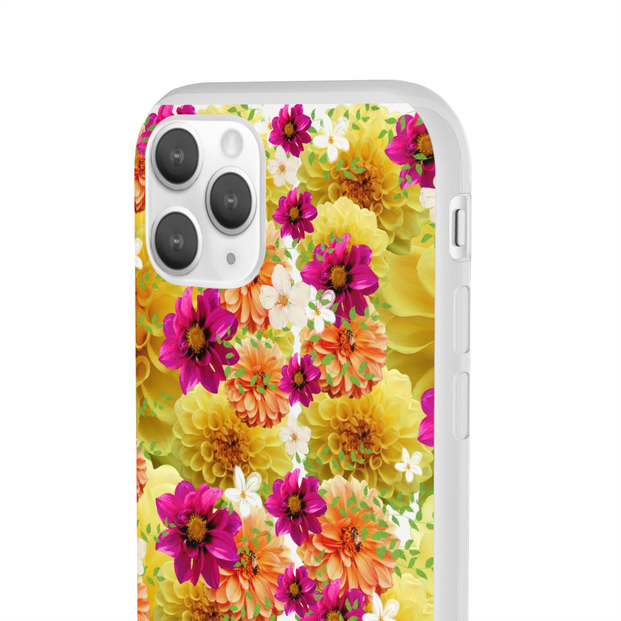 Graphic Dahlias 2 Flexi Cases for Most Phone Types