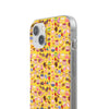 Happy Cake Yellow Flexi Clear Cases for Most Phone Types (FWS)