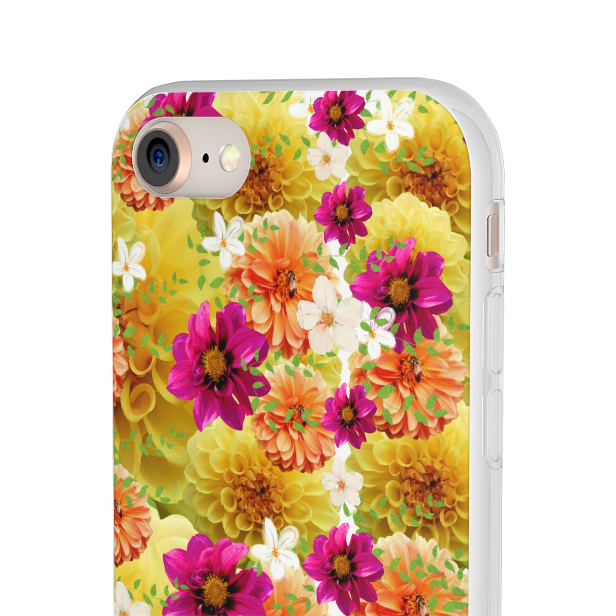 Graphic Dahlias 2 Flexi Cases for Most Phone Types (FWS)