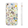 Wildflowers Cottage Garden Flexi Clear Cases for Most Phone Types