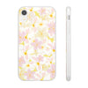 Pastel Frangipanis Yellow Flexi Clear Cases for Most Phone Types (FWS)