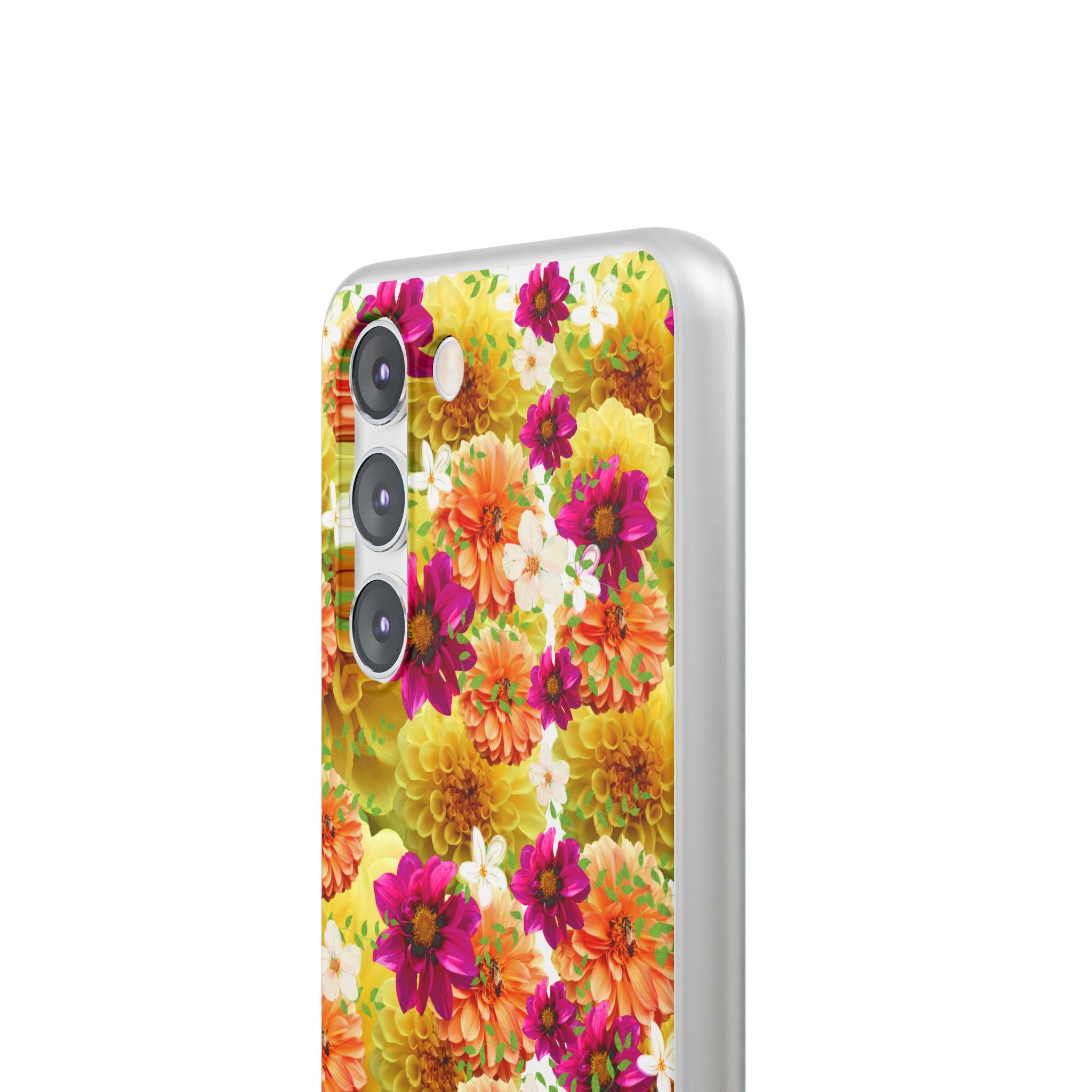 Graphic Dahlias 2 Flexi Cases for Most Phone Types (FWS)