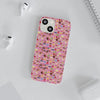 Happy Cake Pink Flexi Clear Cases for Most Phone Types (FWS)